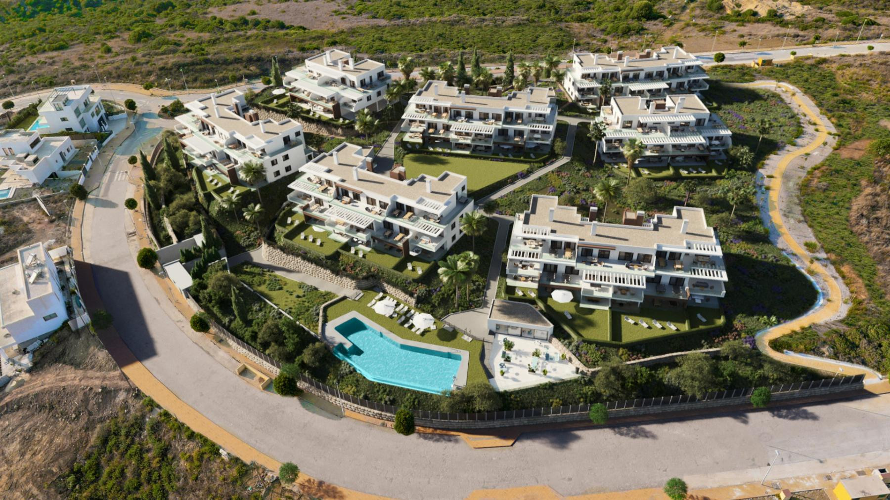 Azata Delmare: Apartments with 2 and 3 bedrooms with ocean view in Casares Costa.