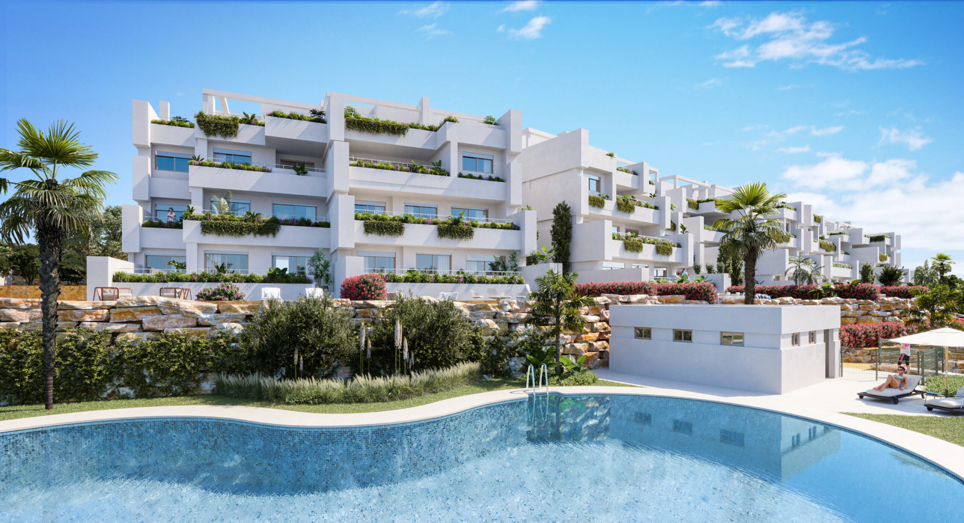 Aby Estepona: Apartments and duplex penthouses in a privileged location