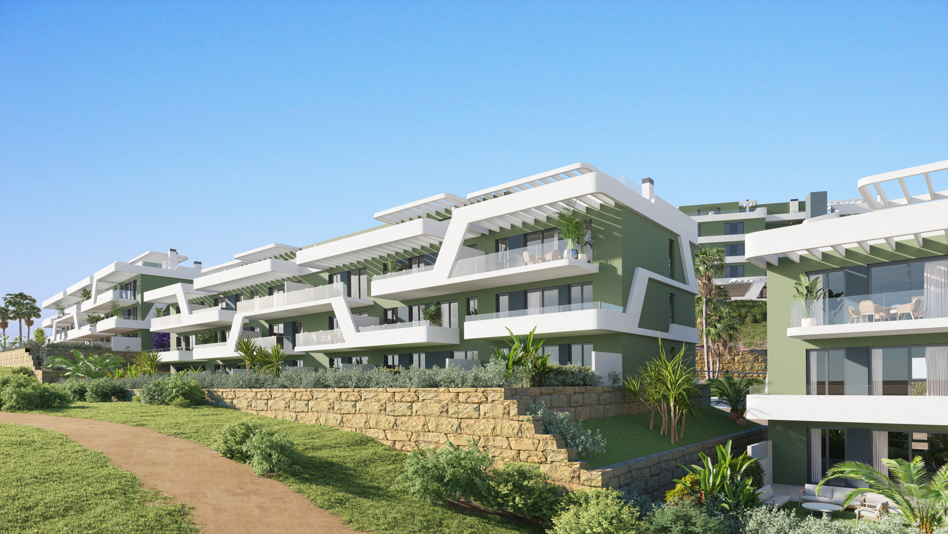 Bahía: New development of luxury homes in Mijas.