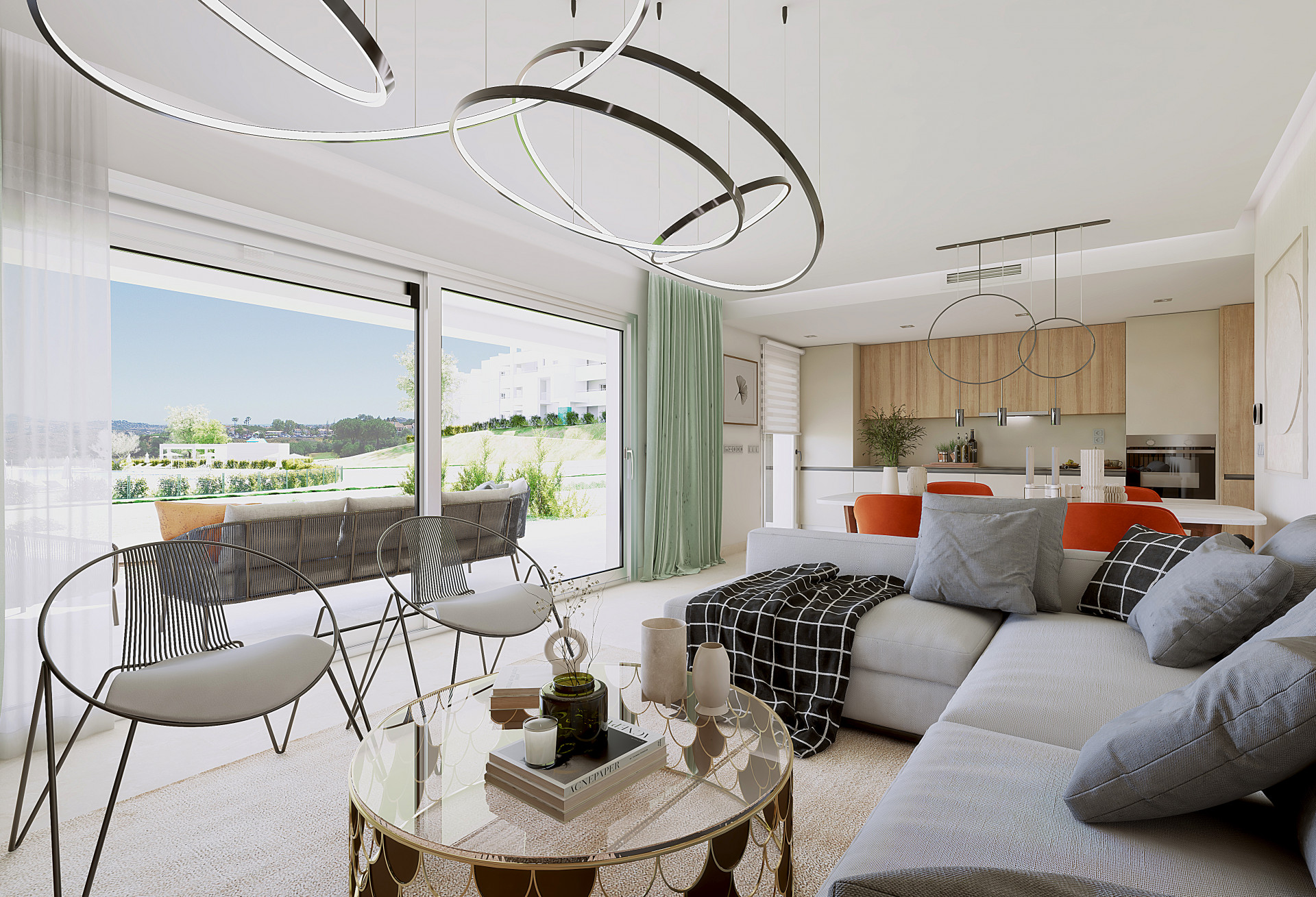 Three bedroom ground floor flat wit terrace in La Cala Golf Resort in Mijas.