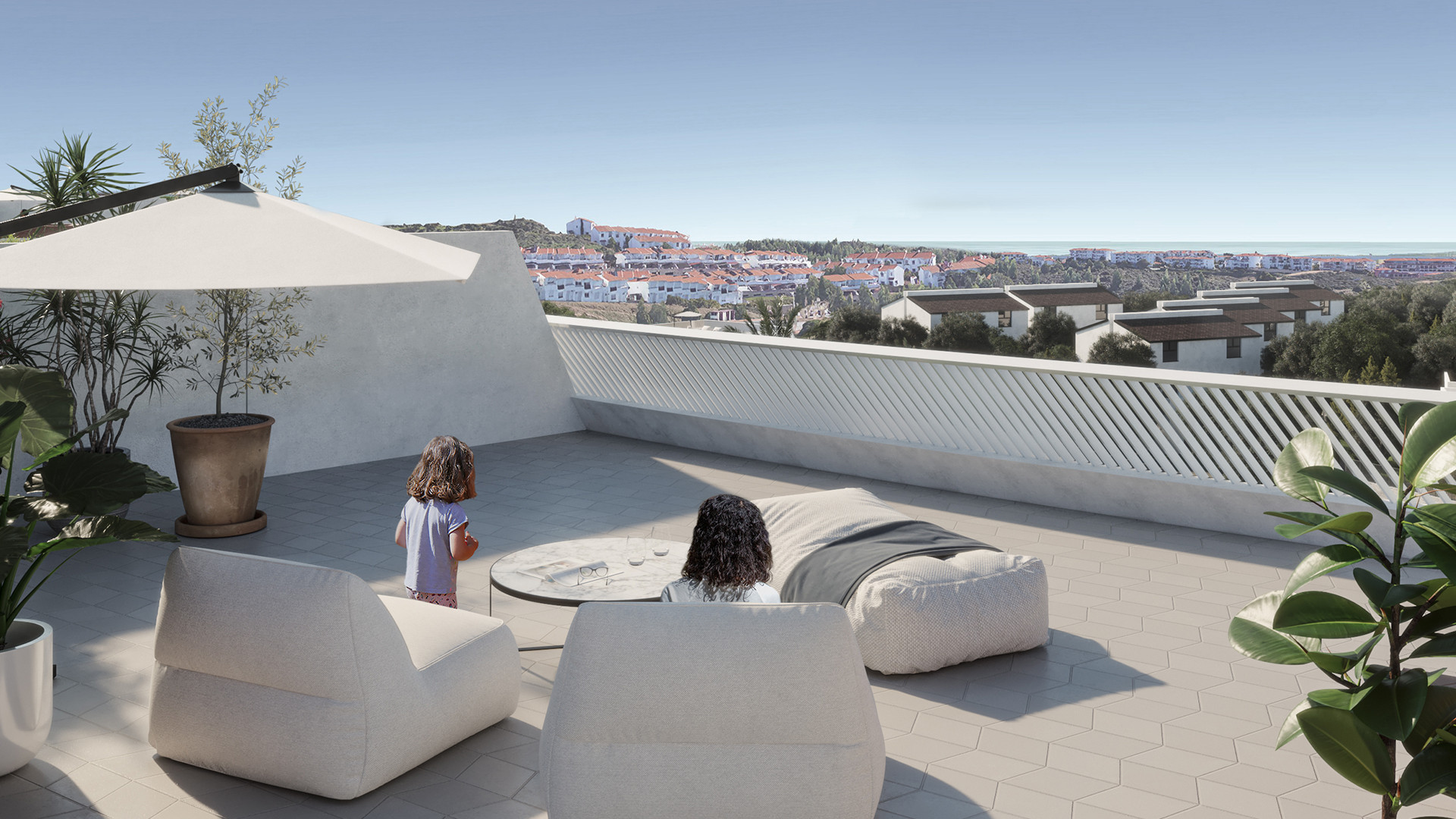 Brand new 119m2 flat with three bedrooms located in the area of La Cala de Mijas.