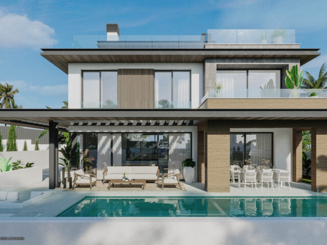 Luxurious new villa with private pool located in La Cala de Mijas.