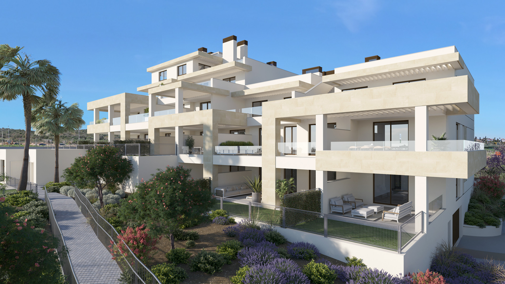 Bayside Homes: New residential complex of 41 homes located in Estepona.