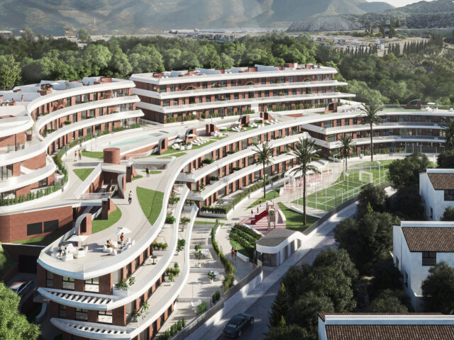 Solaris: New development of 80 homes located in La Cala de Mijas.