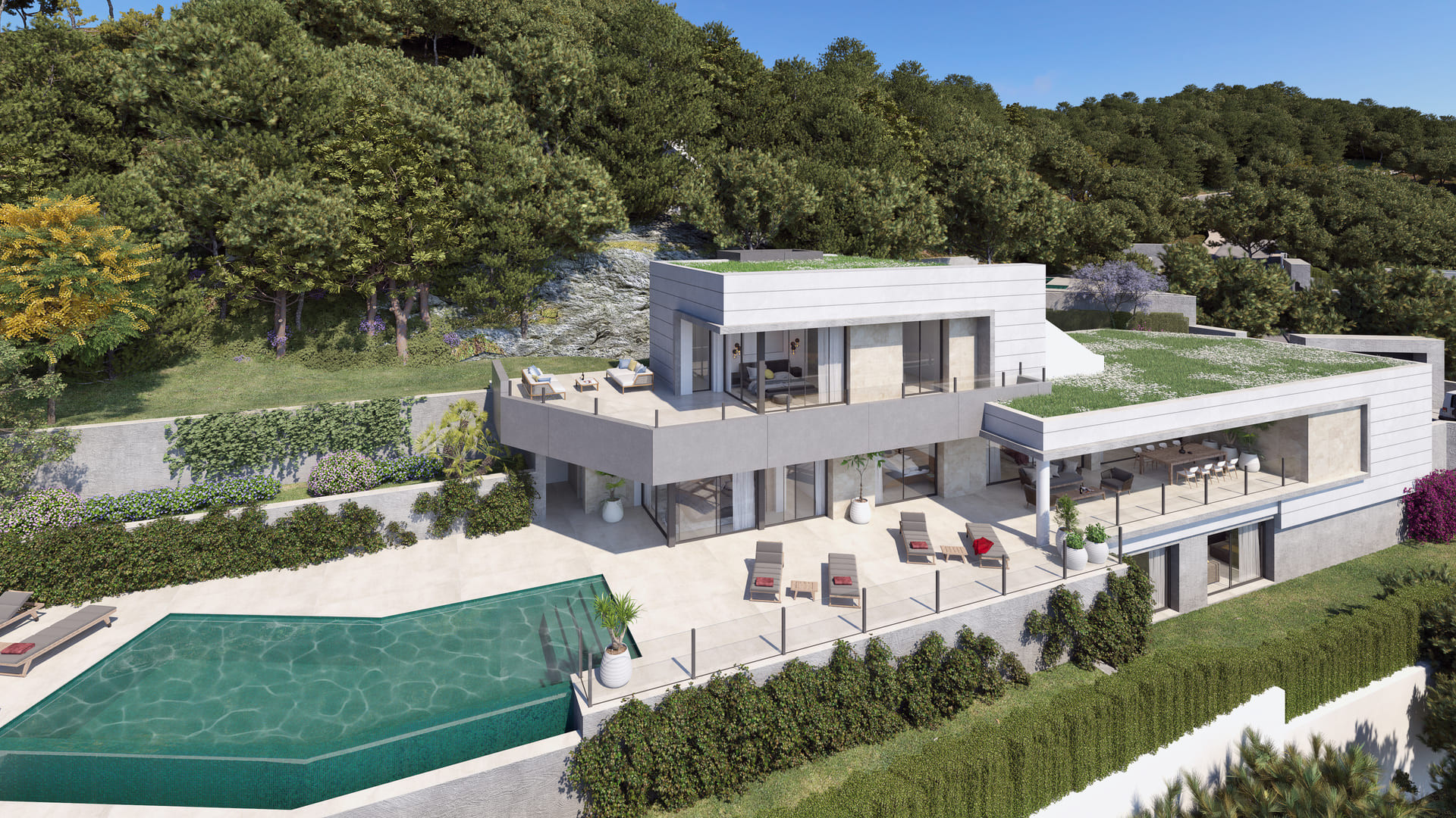 Pinares de San Antón: Brand new development of 13 luxury villas located in Malaga.