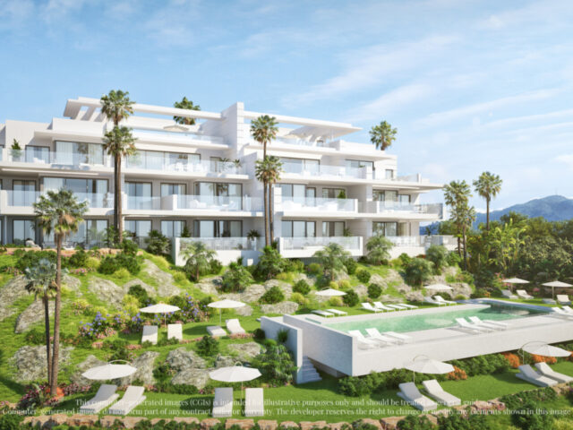 Ceibas: 10 contemporary design homes with views of the Mediterranean Sea located in Palo Alto, Ojen.