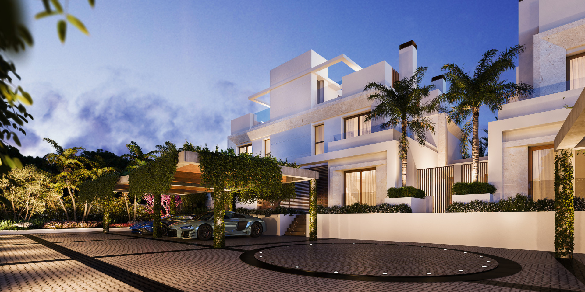 Black Pearl: Luxury residential development comprising only 4 frontline beach villas in Marbella East.