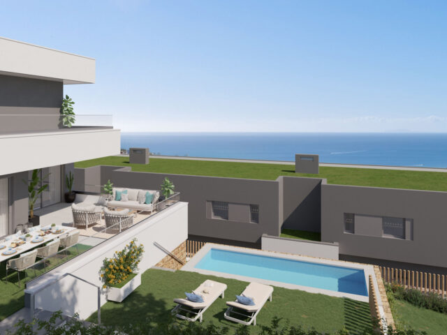 Blue Marine: Residential project in Manilva of semi-detached and detached houses with 3 and 4 bedrooms.