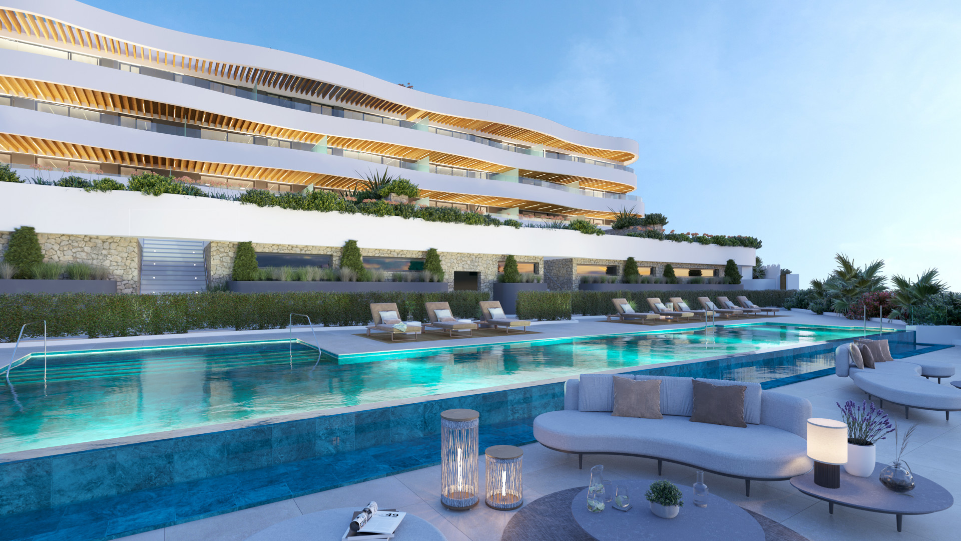 Elysea Suites: New residential project comprising 22 homes located in the Mijas Costa area.