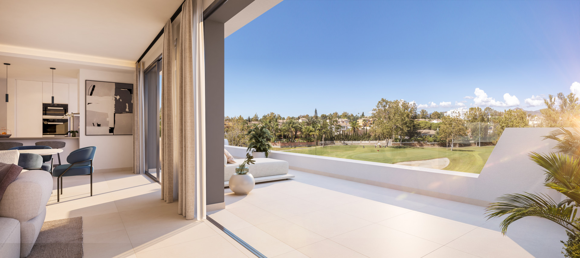 Exclusive and spacious penthouse with stunning views over Guadalmina Alta