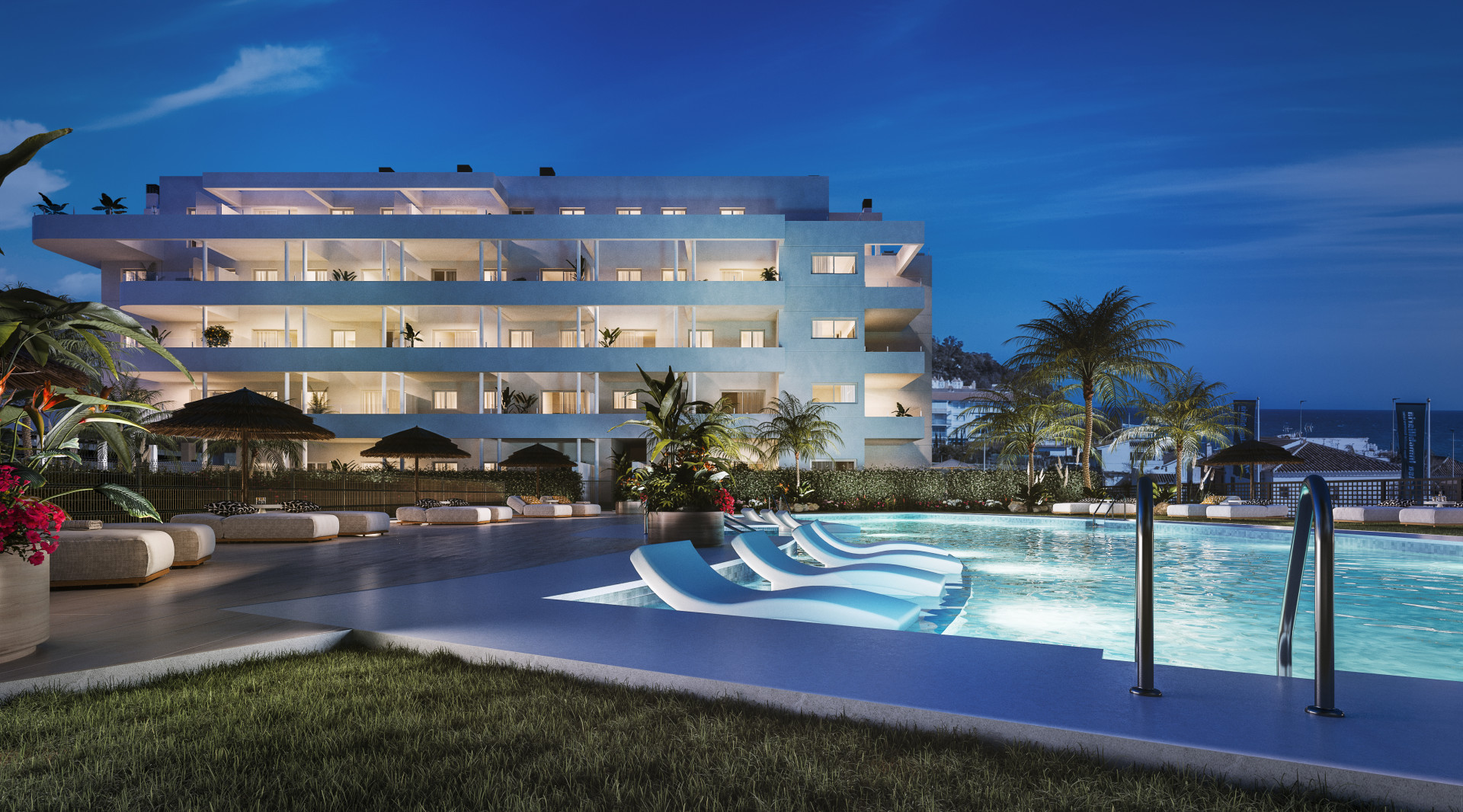 Horizonte: Modern complex of 1, 2 and 3 bedroom sea front properties in Agarrobo-Costa.